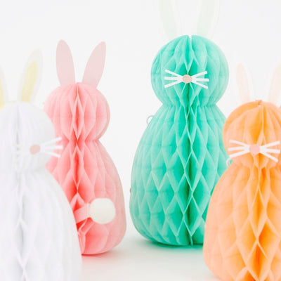 product image for honeycomb spring bunnies by meri meri mm 210718 3 0