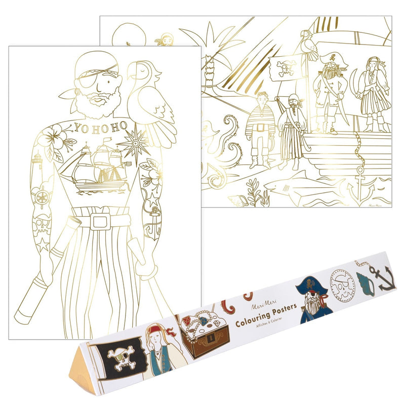 media image for pirate coloring posters by meri meri mm 223137 1 250