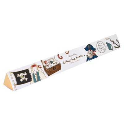 product image for pirate coloring posters by meri meri mm 223137 4 98