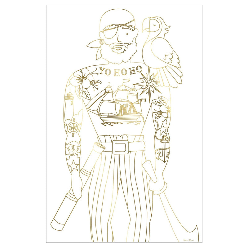 media image for pirate coloring posters by meri meri mm 223137 5 233