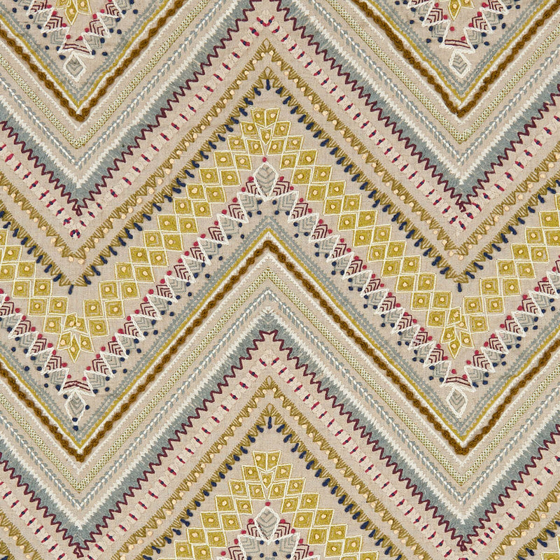 media image for Morella Fabric in Green/Multi 217