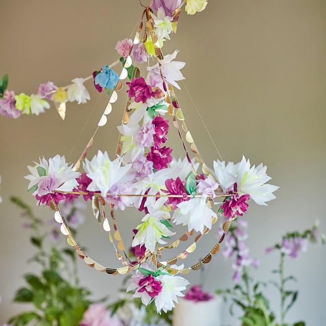 media image for lilac blossom chandelier by meri meri 8 216