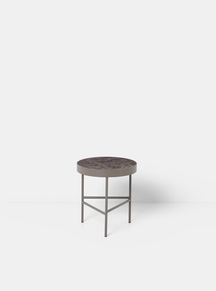 Medium Marble Table in Brown by Ferm Living