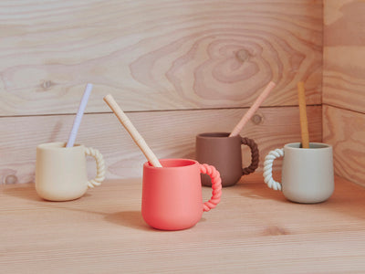 product image for bamboo silicone straw pack of 6 cherry red vanilla oyoy m107200 6 57