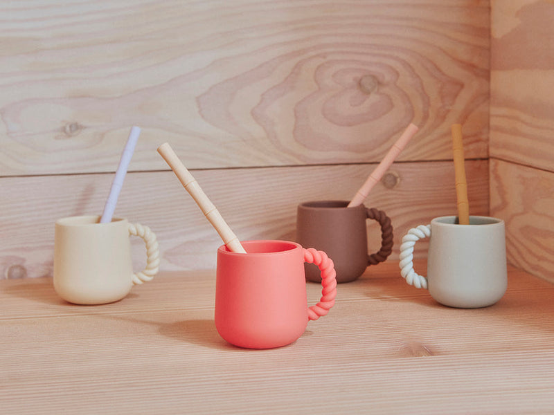 media image for bamboo silicone straw pack of 6 cherry red vanilla oyoy m107200 6 298