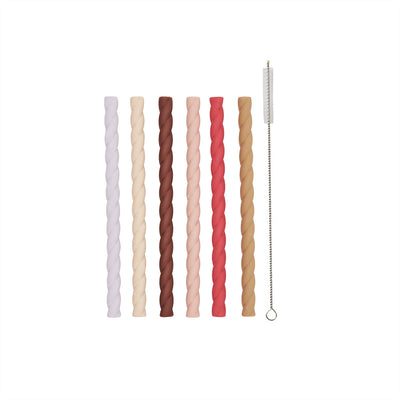 product image of mellow silicone straw set cherry red vanilla 1 530