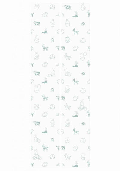 product image for Miffy Animals Kids Wallpaper in Green by KEK Amsterdam 54