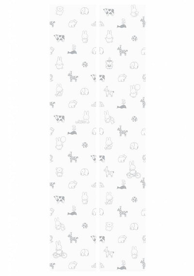 product image for Miffy Animals Kids Wallpaper in Grey by KEK Amsterdam 31