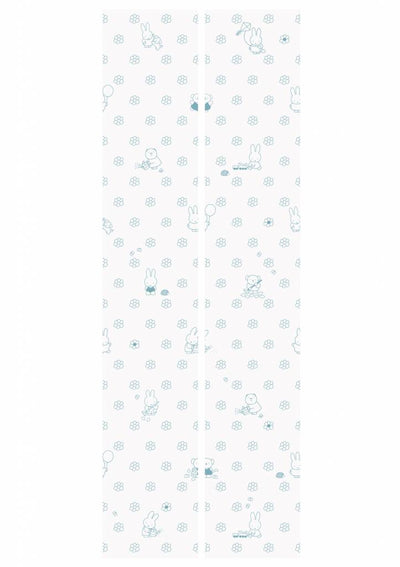 product image for Miffy Flowers Kids Wallpaper in Blue by KEK Amsterdam 82