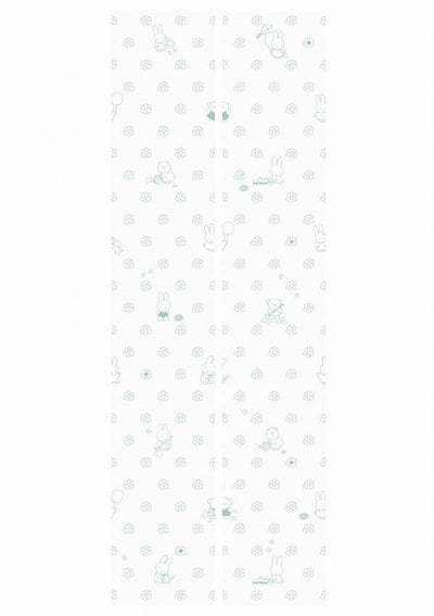 product image for Miffy Flowers Kids Wallpaper in Green by KEK Amsterdam 0