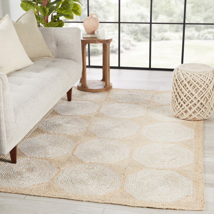 fiorita natural geometric light beige white area rug by jaipur living rug153084 4