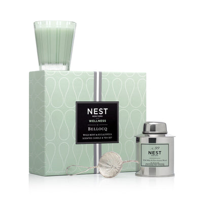 product image for wild mint eucalyptus tea and candle set 1 96