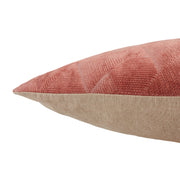 Jacques Geometric Pillow in Dark Pink by Jaipur Living