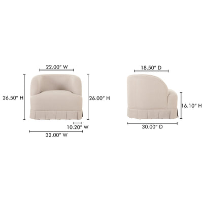 product image for Maren Swivel Chair Moes Home Collection Mhc Oa 1013 34 17 9