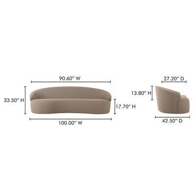 product image for Cove Outdoor Sofa Moes Home Collection Mhc Oa 1021 05 15 7