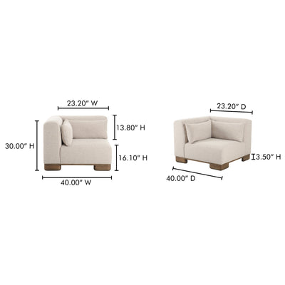 product image for June Corner Chair Moes Home Collection Mhc Oa 1030 34 9 22