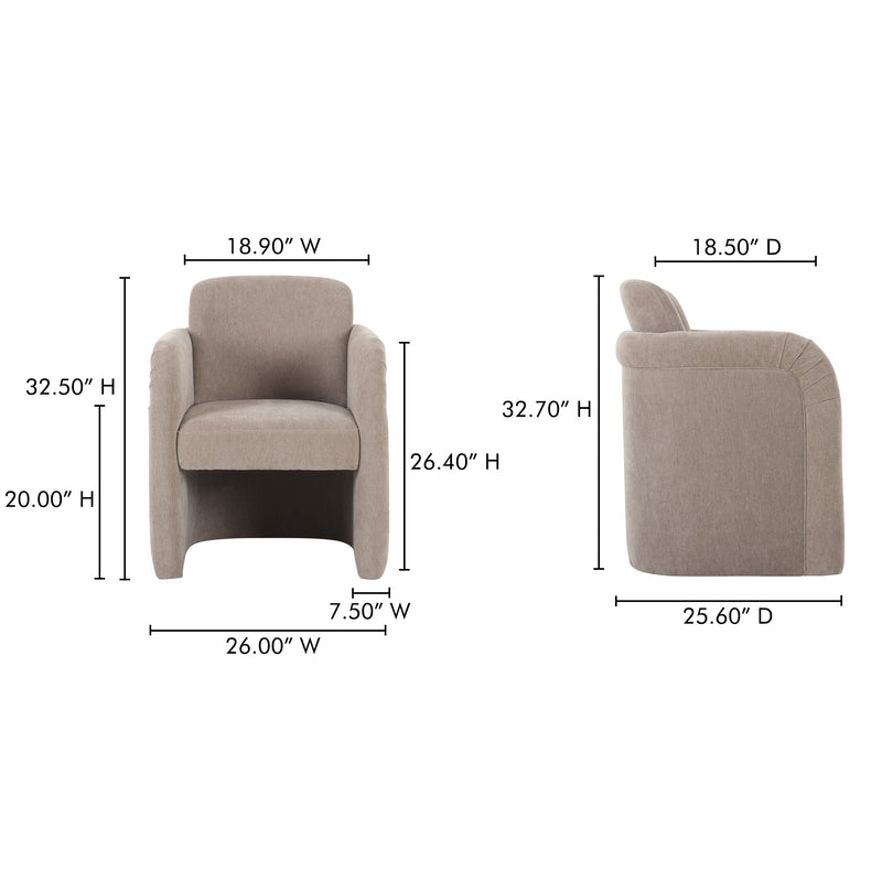 media image for Mesto Rolling Dining Chair Moes Home Collection Mhc Oa 1035 20 22 213