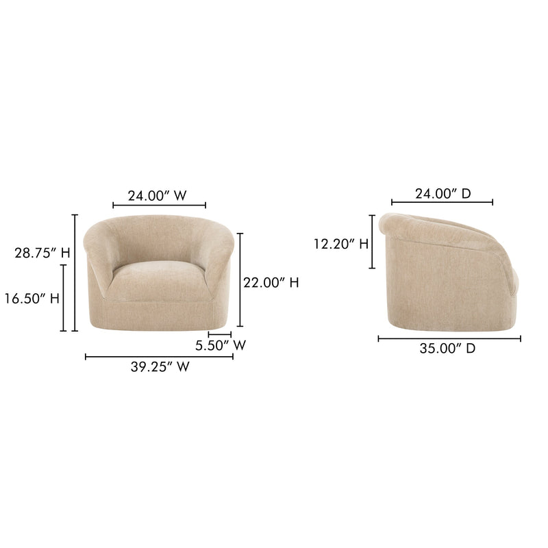 media image for Thora Lounge Chair Moes Home Collection Mhc Oa 1039 34 22 251