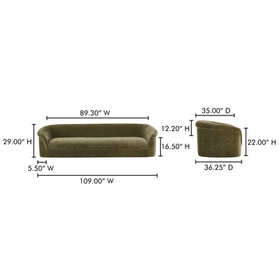 product image for Thora Sofa Moes Home Collection Mhc Oa 1040 34 18 73