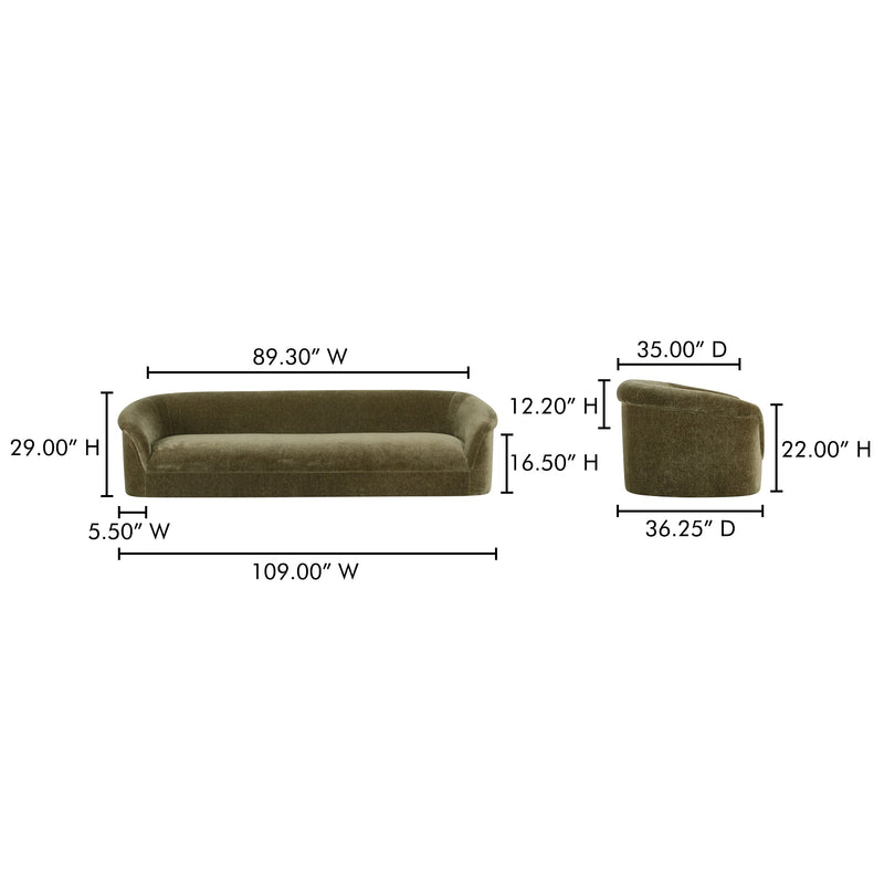 media image for Thora Sofa Moes Home Collection Mhc Oa 1040 34 18 278