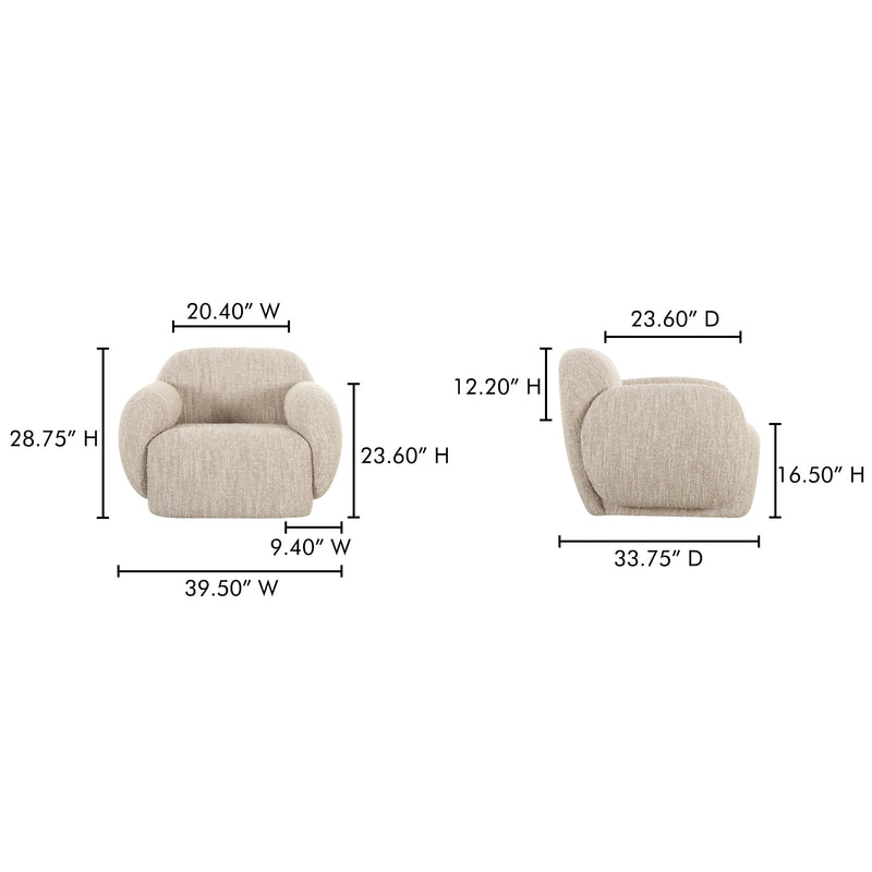 media image for Hazel Lounge Chair Moes Home Collection Mhc Oa 1043 42 24 259