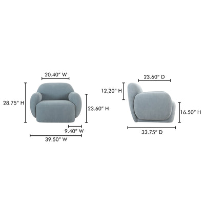 product image for Hazel Lounge Chair Moes Home Collection Mhc Oa 1043 42 23 48