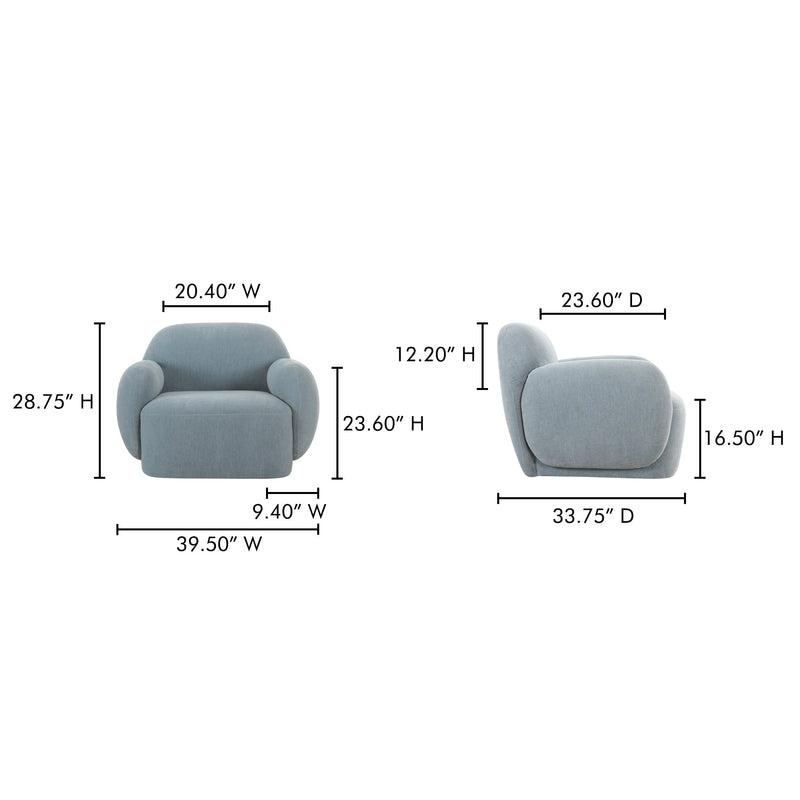 media image for Hazel Lounge Chair Moes Home Collection Mhc Oa 1043 42 23 213