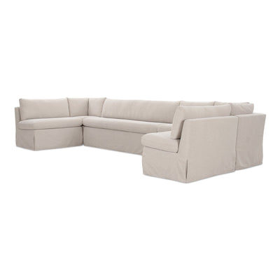 product image for Fable Slipcover Dining Banquette U Shape Moes Home Collection Mhc Oa 1071 34 12 90