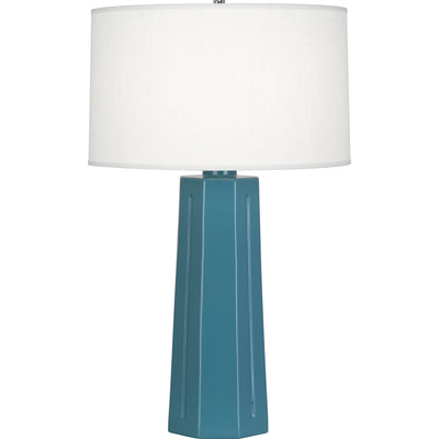 product image for Isis Table Lamp Multiple Colors With Oyster Linen Shade Design By Robert Abbey 5 69