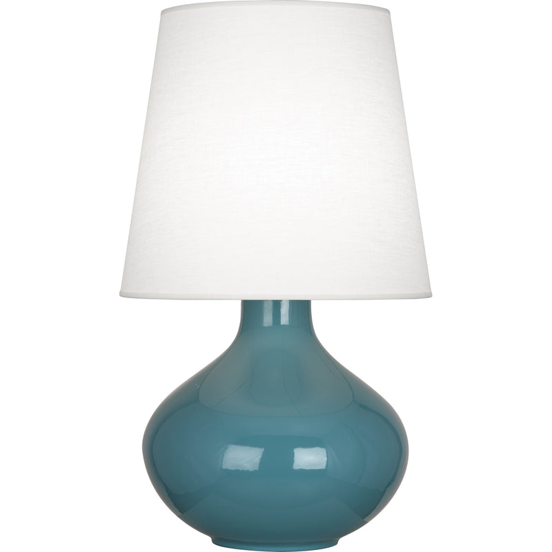 media image for June Table Lamp Multiple Colors With Oyster Linen Shade Design By Robert Abbey 13 242