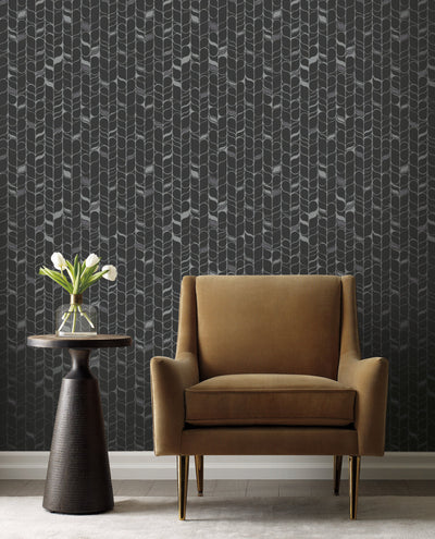 product image for Perfect Petals Wallpaper in Black/Silver by Candice Olson for York Wallcoverings 19