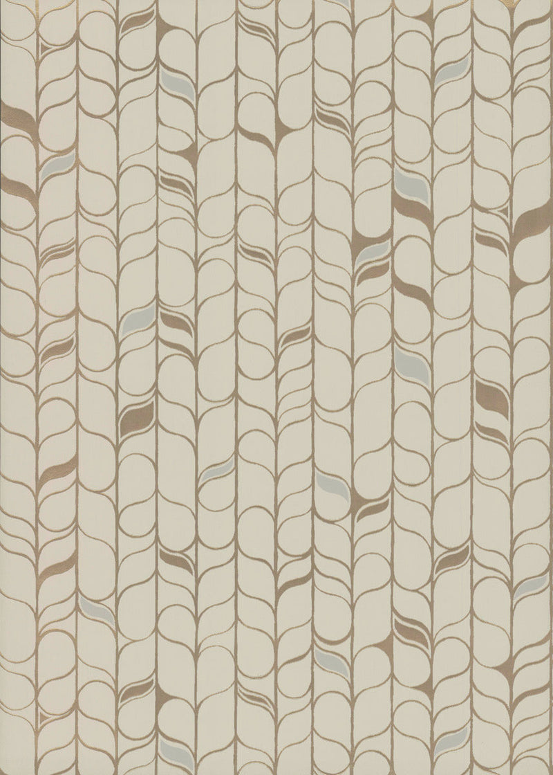 media image for Perfect Petals Wallpaper in Beige/Gold by Candice Olson for York Wallcoverings 210