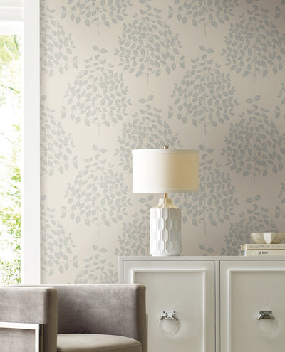 product image of Tender Wallpaper in Cream/Silver by Candice Olson for York Wallcoverings 570