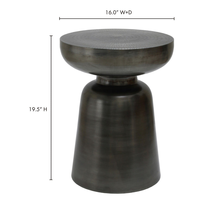 media image for Arthur Accent Table Antique Zinc 13 297