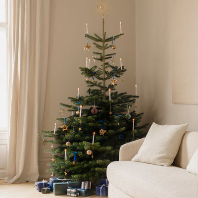 product image for holiday ornament three point star palladium 2 6