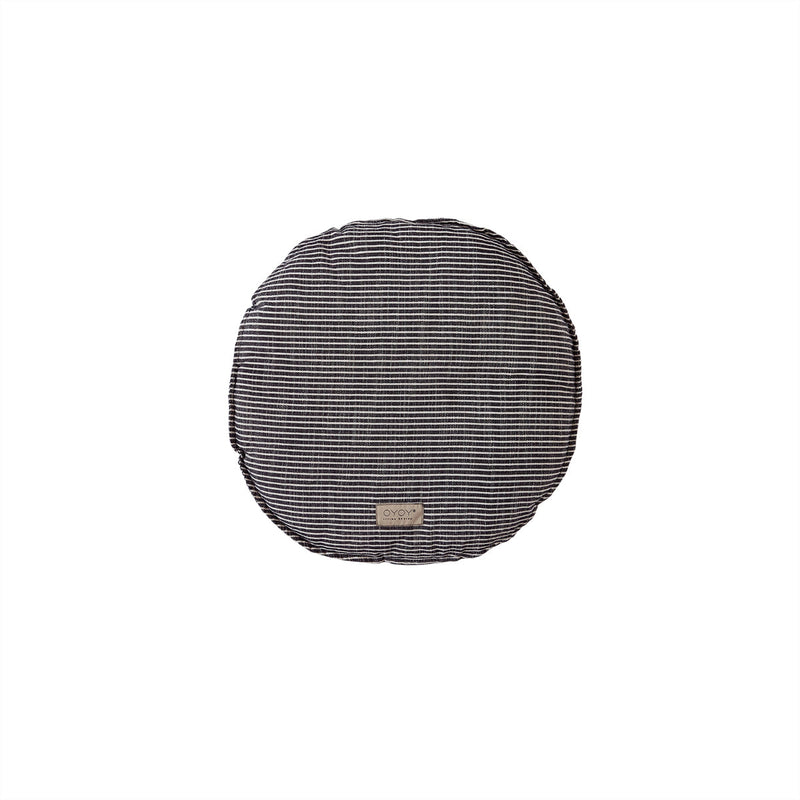 media image for outdoor kyoto cushion round black white 1 244