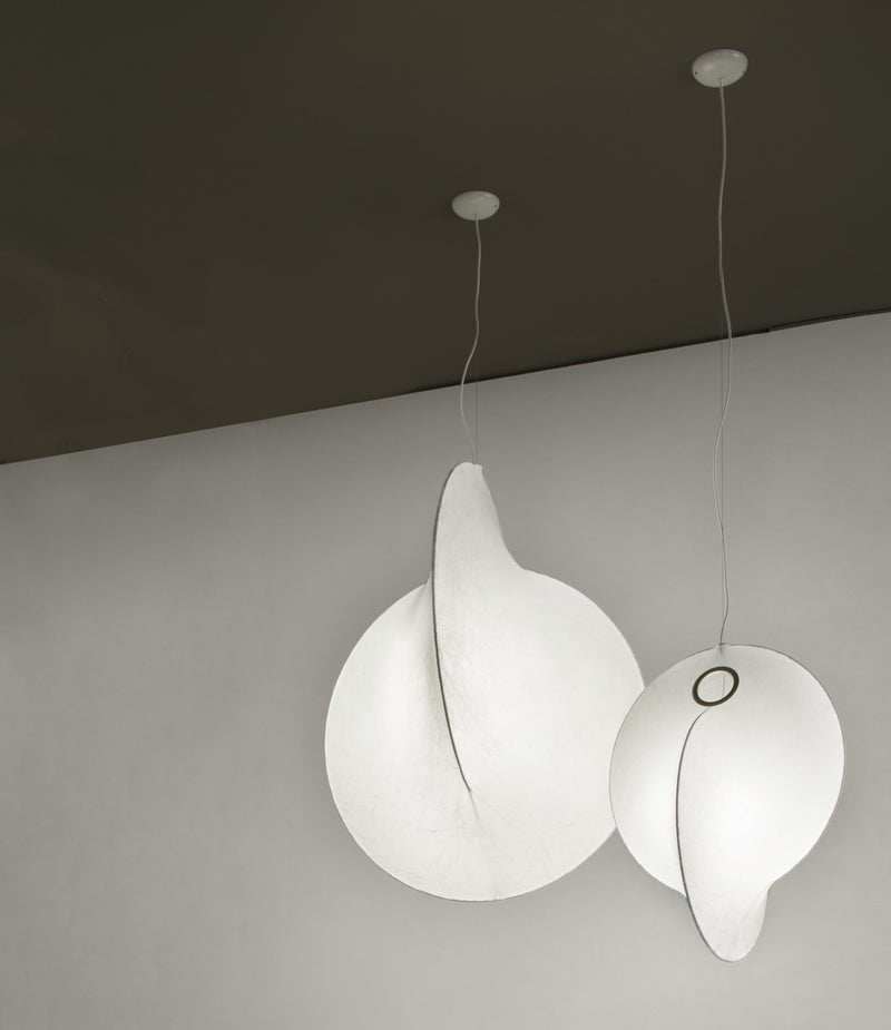 media image for Overlap Cocoon White Pendant Lighting 211