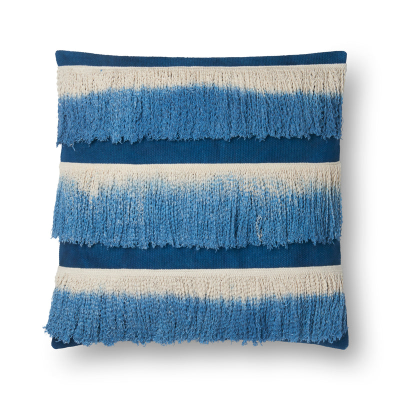 media image for Blue & Ivory Pillow by Loloi 274