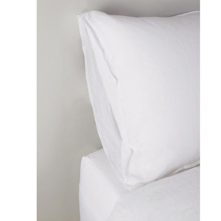 Parker Cotton Percale Duvet Set in White design by Pom Pom at Home
