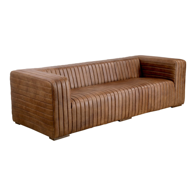 media image for castle sofa open road brown leather by Moe& 244