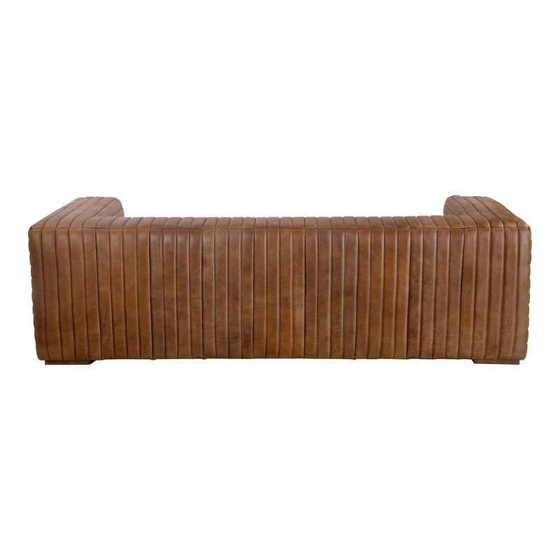 media image for castle sofa open road brown leather by Moe& 294