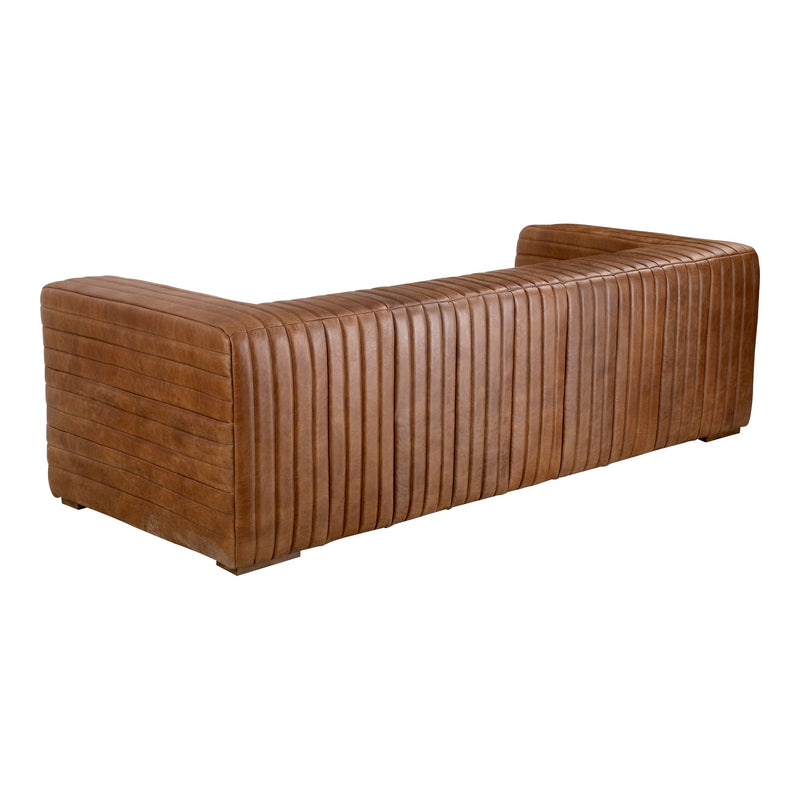 media image for castle sofa open road brown leather by Moe& 265