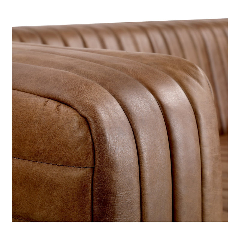 media image for castle sofa open road brown leather by Moe& 239