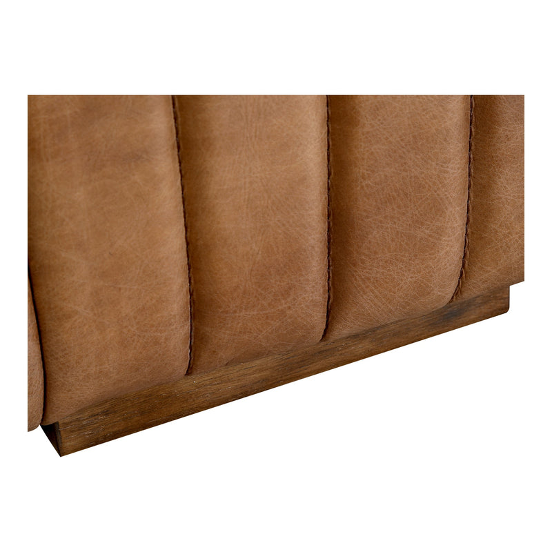 media image for castle sofa open road brown leather by Moe& 229