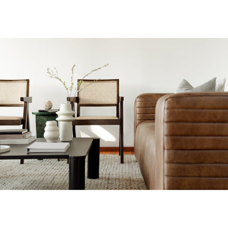 media image for castle sofa open road brown leather by Moe& 233