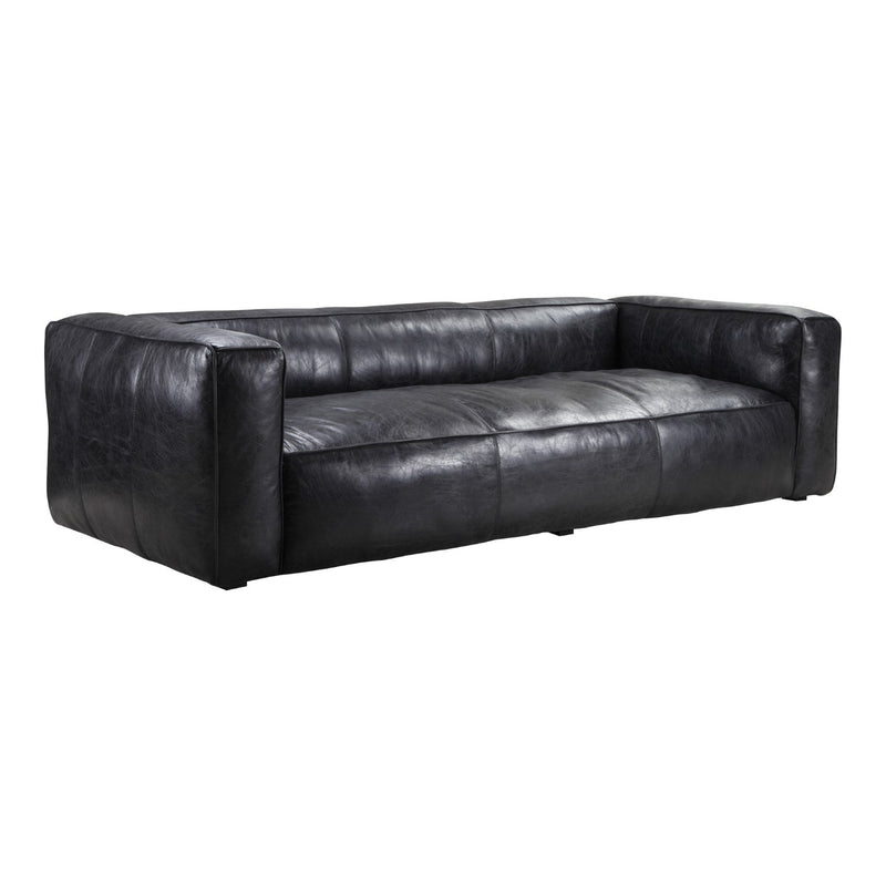 media image for Kirby Sofa Darkstar Black Leather 3 238