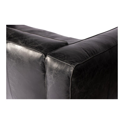 product image for Kirby Sofa Darkstar Black Leather 7 94