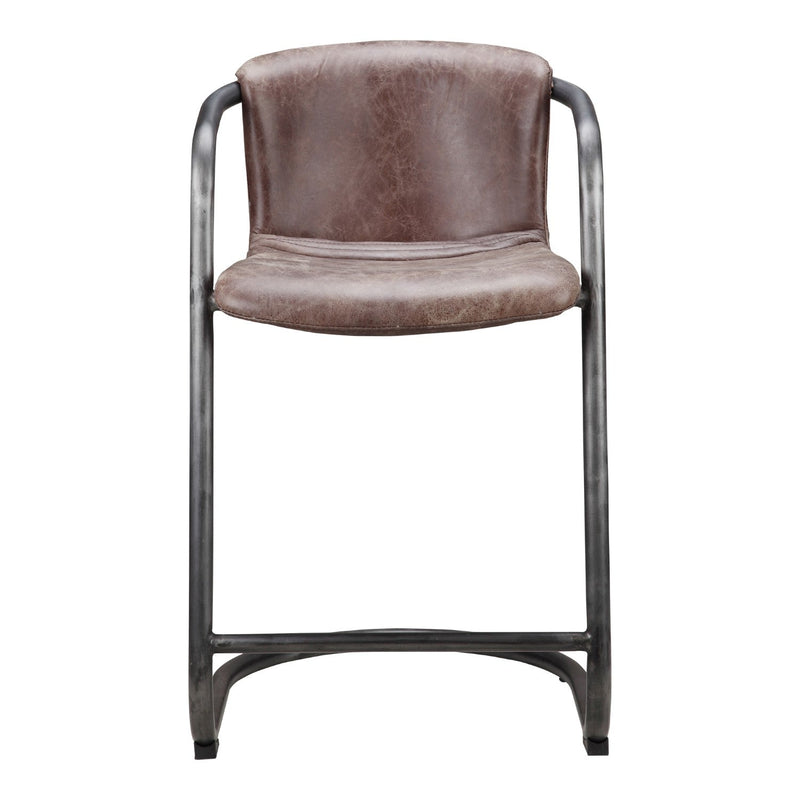 media image for freeman counter stools in brown set of 2 4 213