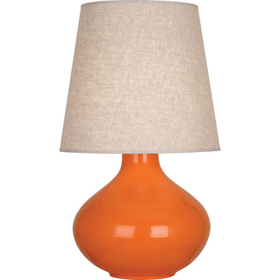 product image for June Table Lamp Multiple Colors With Buff Linen Shade Design By Robert Abbey 16 93