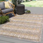 giralda indoor outdoor trellis light gray yellow rug design by jaipur 8